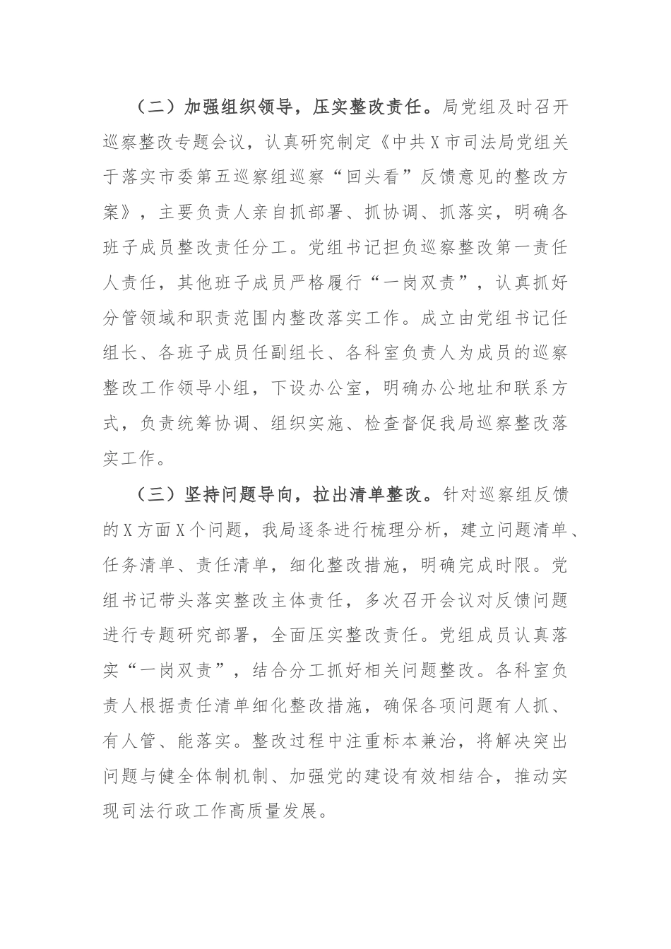 市司法局巡察“回头看”整改进展情况报告.docx_第2页