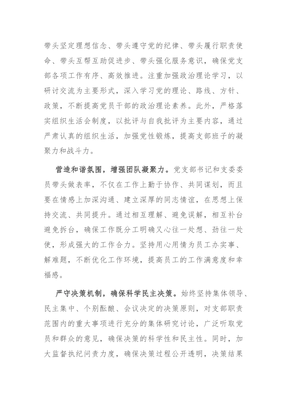 经验交流：筑牢坚强战斗堡垒 引领高质量发展.docx_第3页