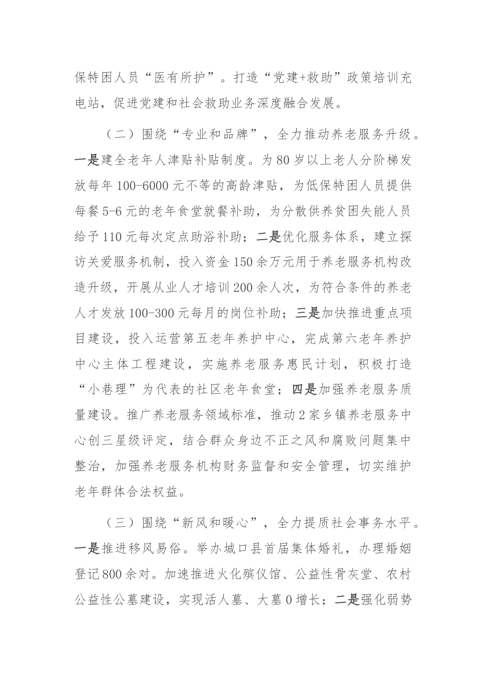 民政局长在半年务虚工作会议上的发言.docx_第2页